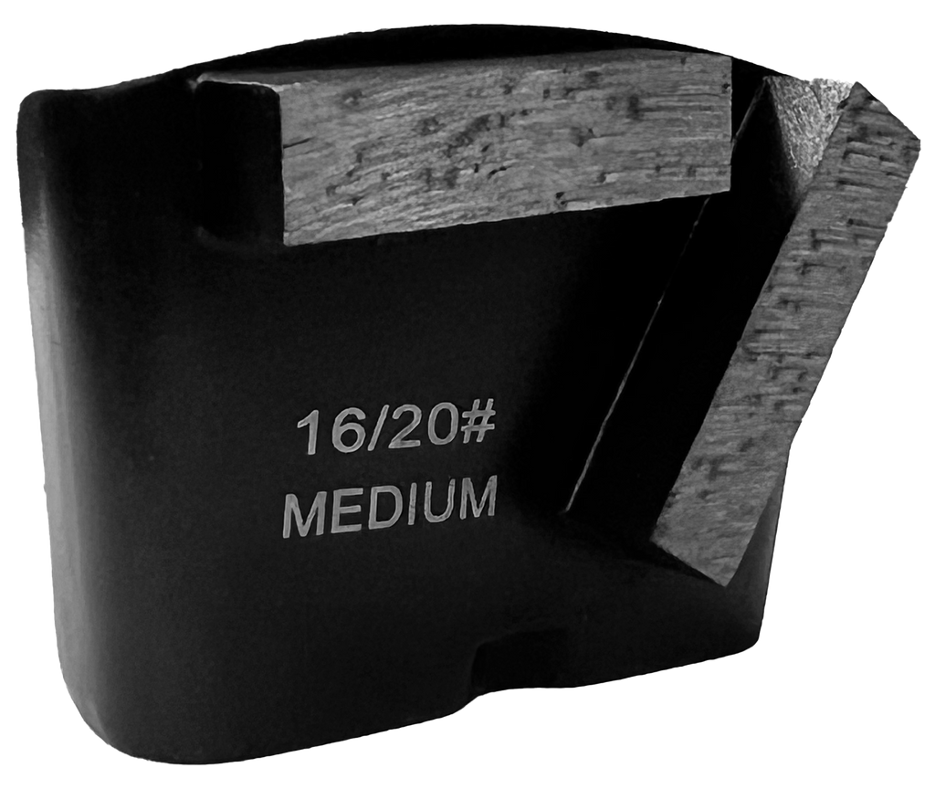 BHTC-16M2: 12 x Medium style HTC 16 grit 2 segments