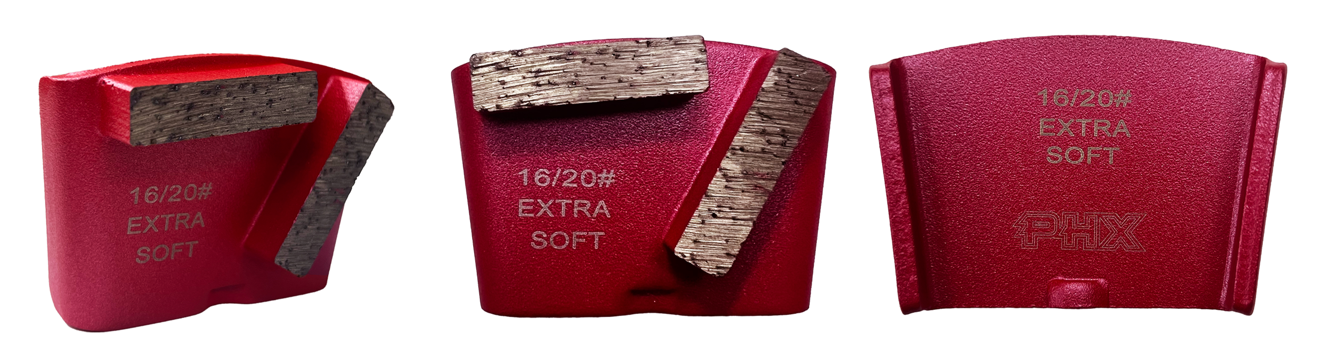 BHTC-16XS2: 12 x Extra-Soft style HTC 16 grit 2 segments