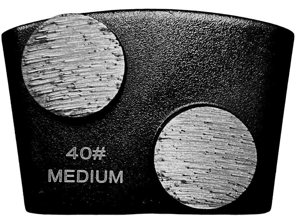 BHTC-40M2: 12 x Medium style HTC 40 grit 2 segments