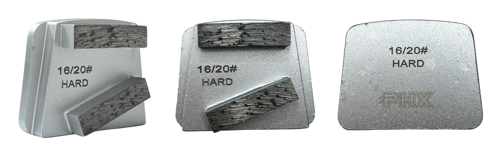 B16H2RT: 9 x Hard 16 Grit 2 Seg. Rect. Premium