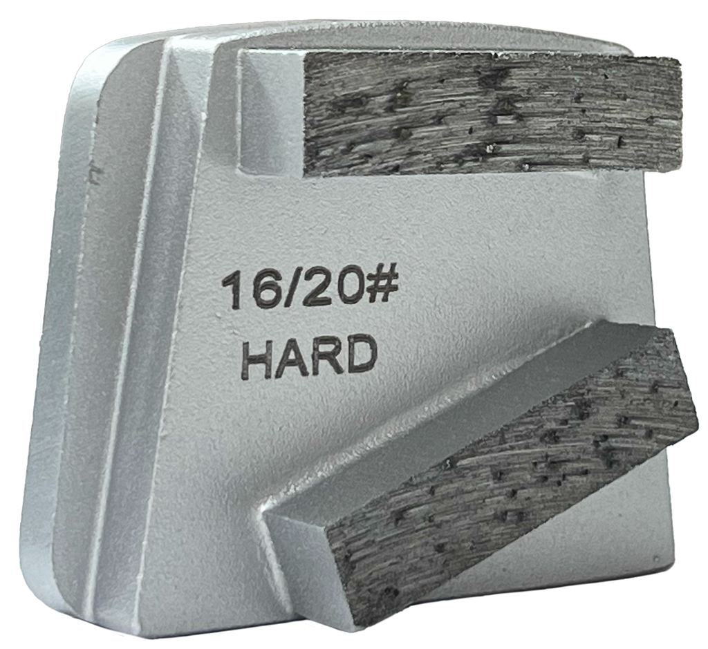 B16H2RT: 9 x Hard 16 Grit 2 Seg. Rect. Premium