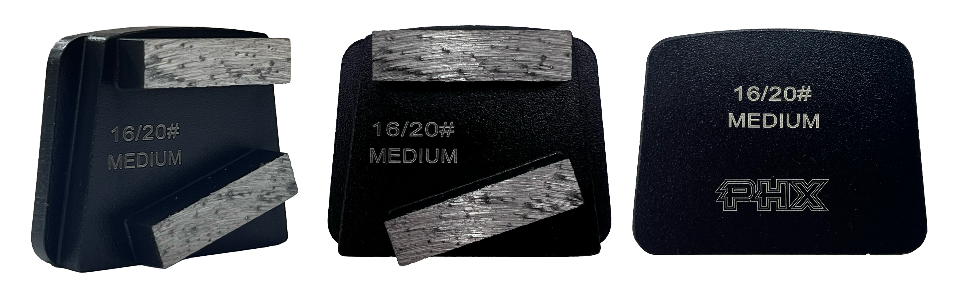 B12-16M2RT: 4 x Medium 16 Grit 2 Seg. Premium