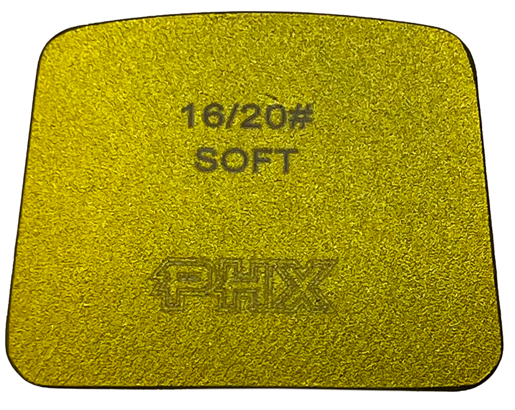 B16S2RT: 9 x Soft 16 Grit 2 Seg Rect Premium