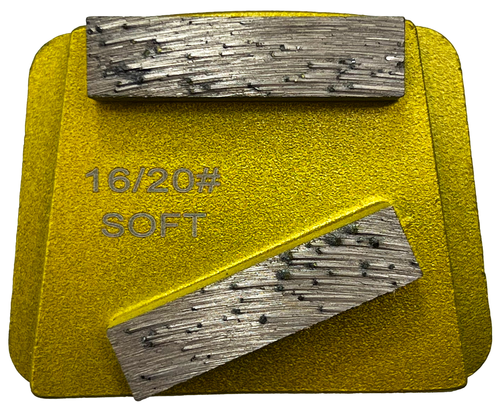 B12-16S2RT: 4 x Soft 16 Grit 2 Seg. Premium