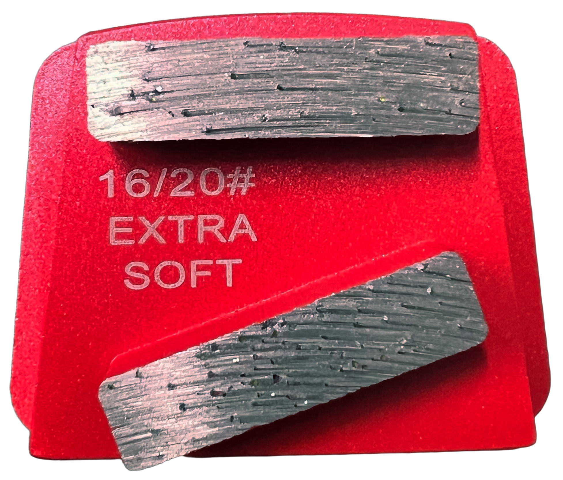 B12-16XS2RT	: 4 x Extra Soft 16 Grit 2 Seg. Premium