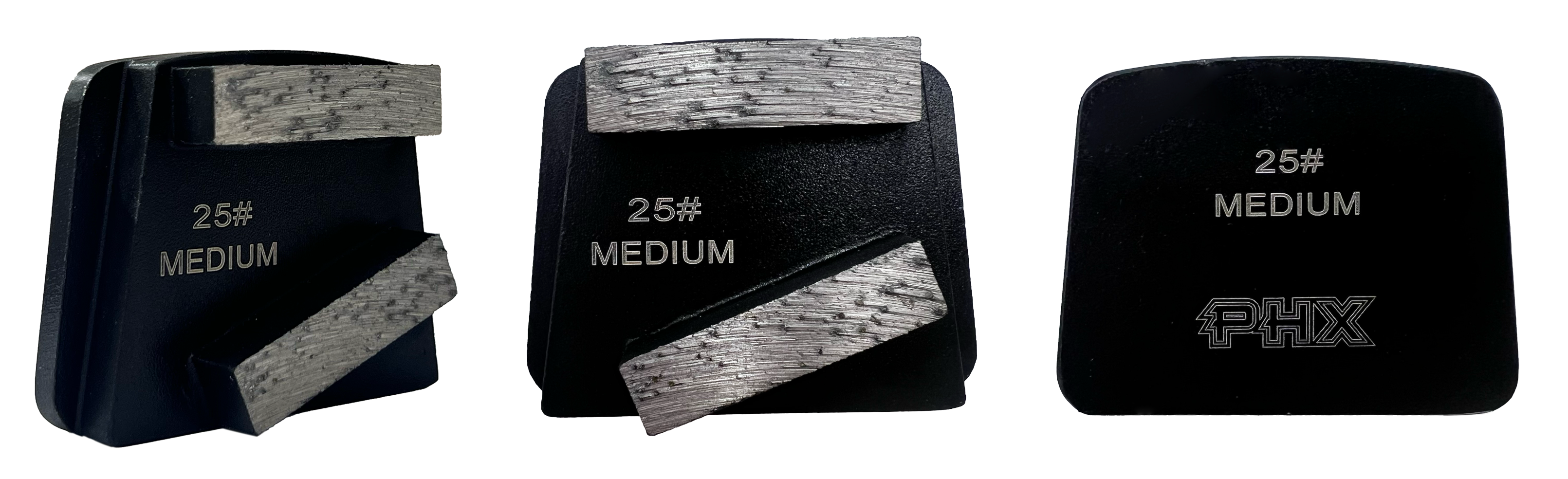 B25M2RT: 9 x Medium 25 Grit 2 Seg. Premium