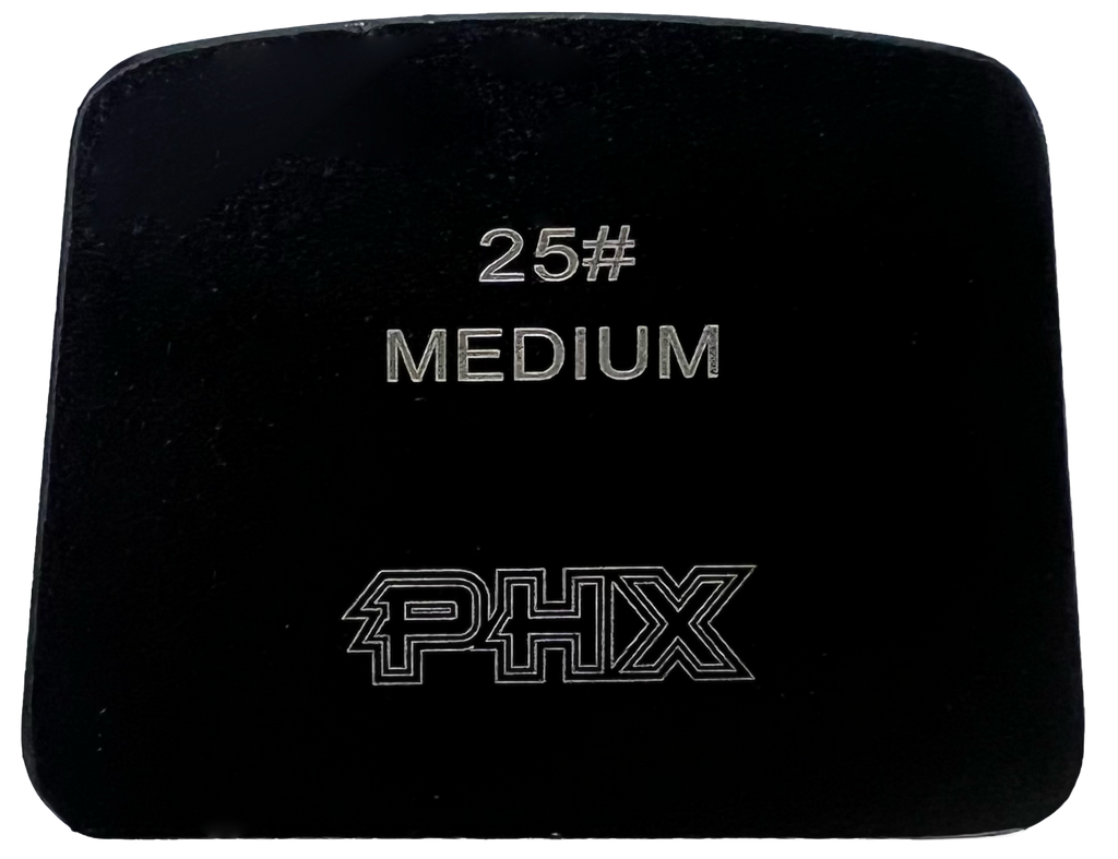 B25M2RT: 9 x Medium 25 Grit 2 Seg. Premium