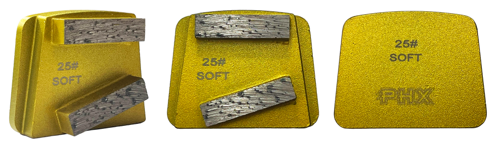 B25S2RT: 9 x Soft 25 Grit 2 Seg. Premium