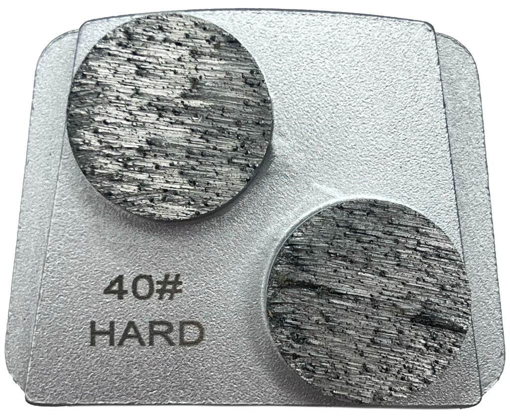 B40H2RT: 9 x 40 Grit hard 2 seg. Premium