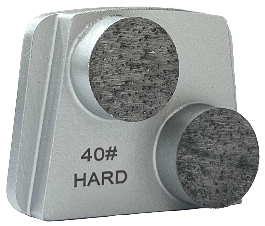 BHTG-40H2: 12 x Hard HTG 40 grit 2 segments