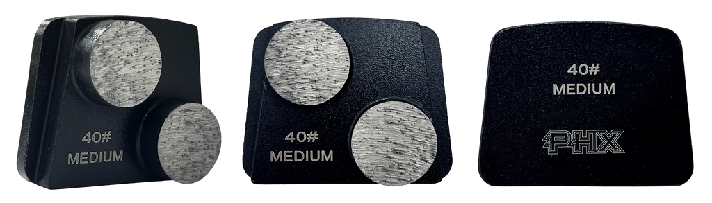 BHTG-40M2: 12 x Medium HTG 40 grit 2 segments