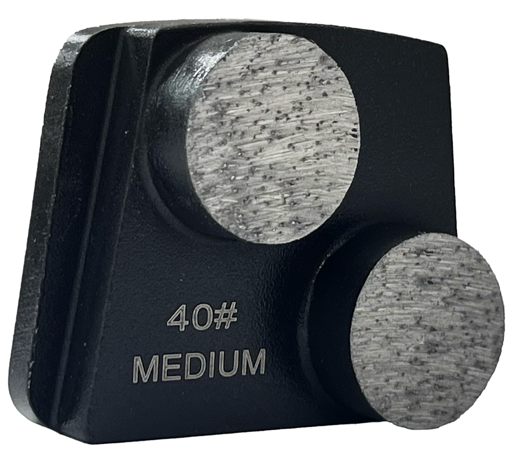 BHTG-40M2: 12 x Medium HTG 40 grit 2 segments