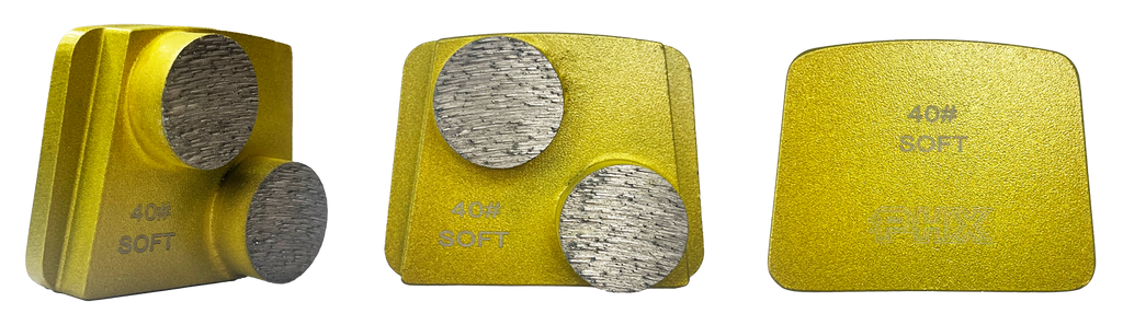 B40S2RT: 9 x 40 Grit Soft 2 seg. Premium