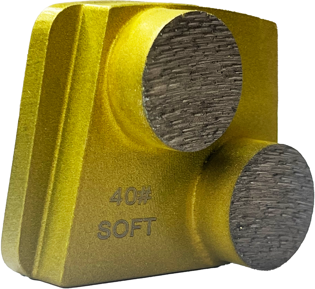 BHTG-40S2: 12 x Soft HTG 40 grit 2 segments