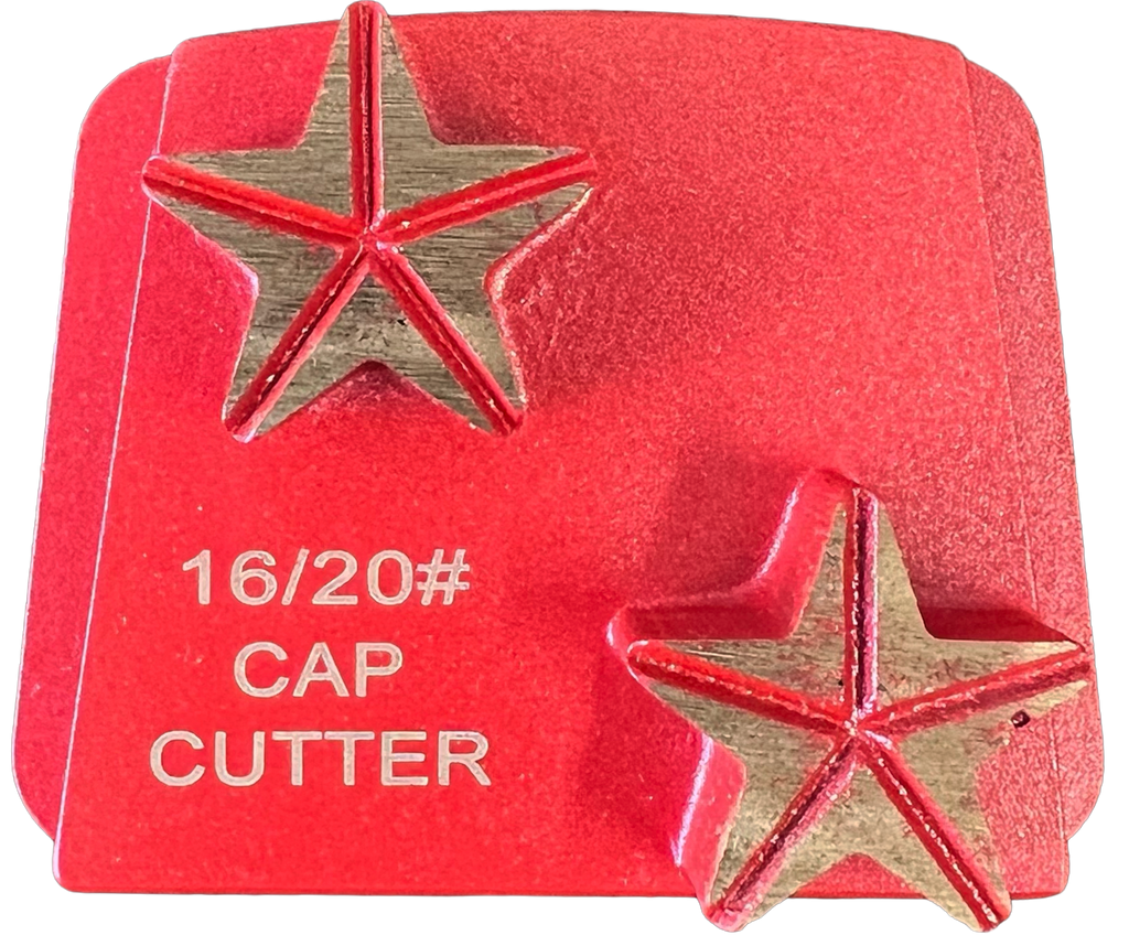 B16STAR2: 9 x Étoile 16 Grit 2 Seg