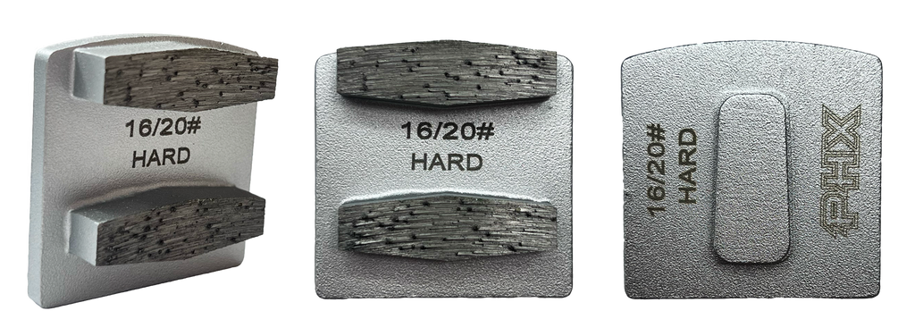 BHUSQ-16H2: 9 x Hard  16 grit 2 segments
