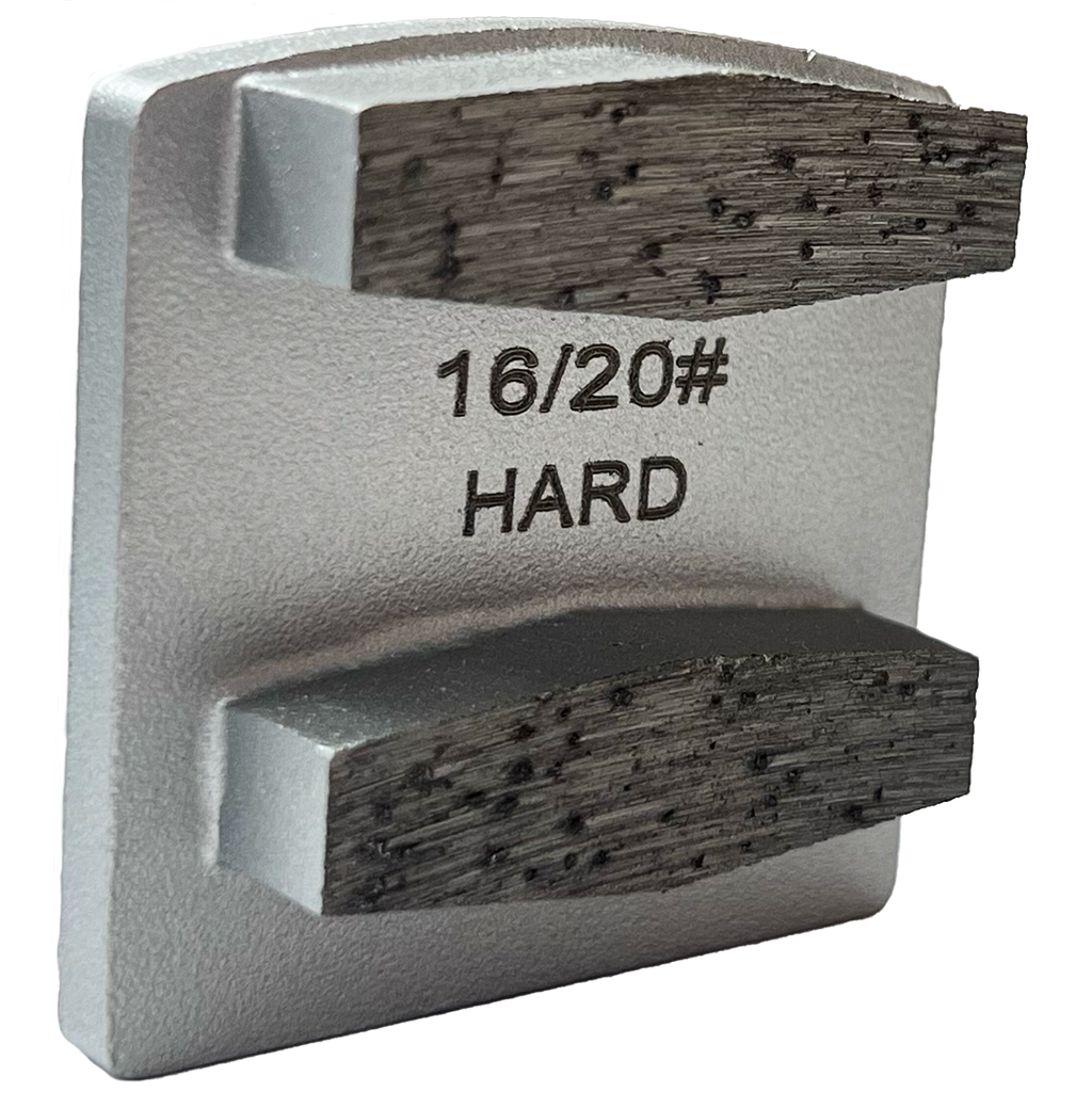 BHUSQ-16H2: 9 x Hard  16 grit 2 segments