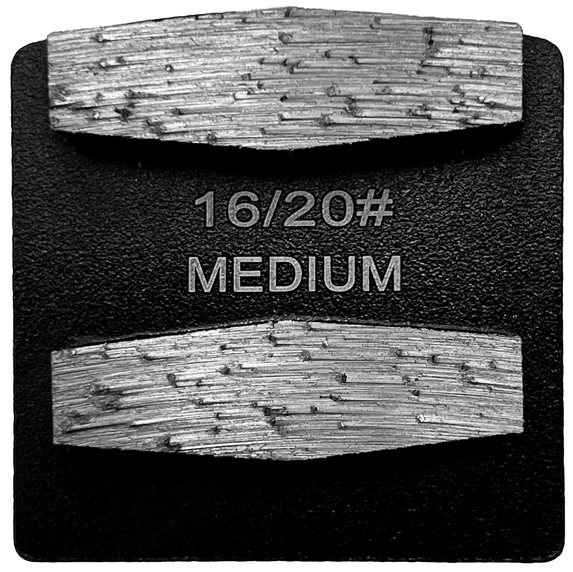 BHUSQ-16M2: 9 x Medium, 16 grit 2 segments