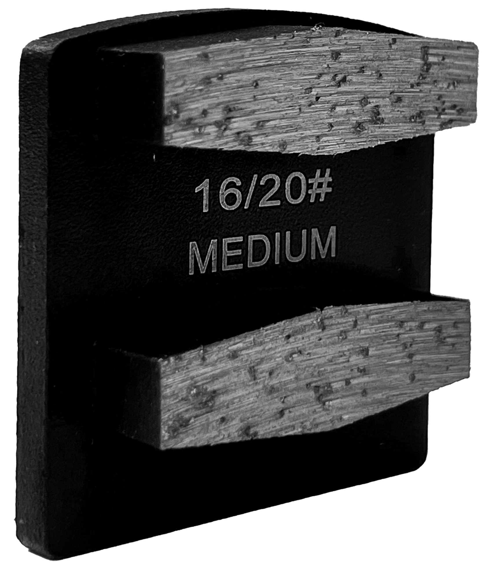 BHUSQ-16M2: 9 x Medium, 16 grit 2 segments