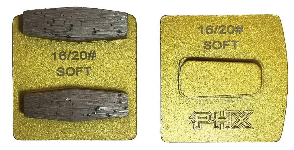BHUSQ-16S2: 9 x Soft, 16 grit 2 segments