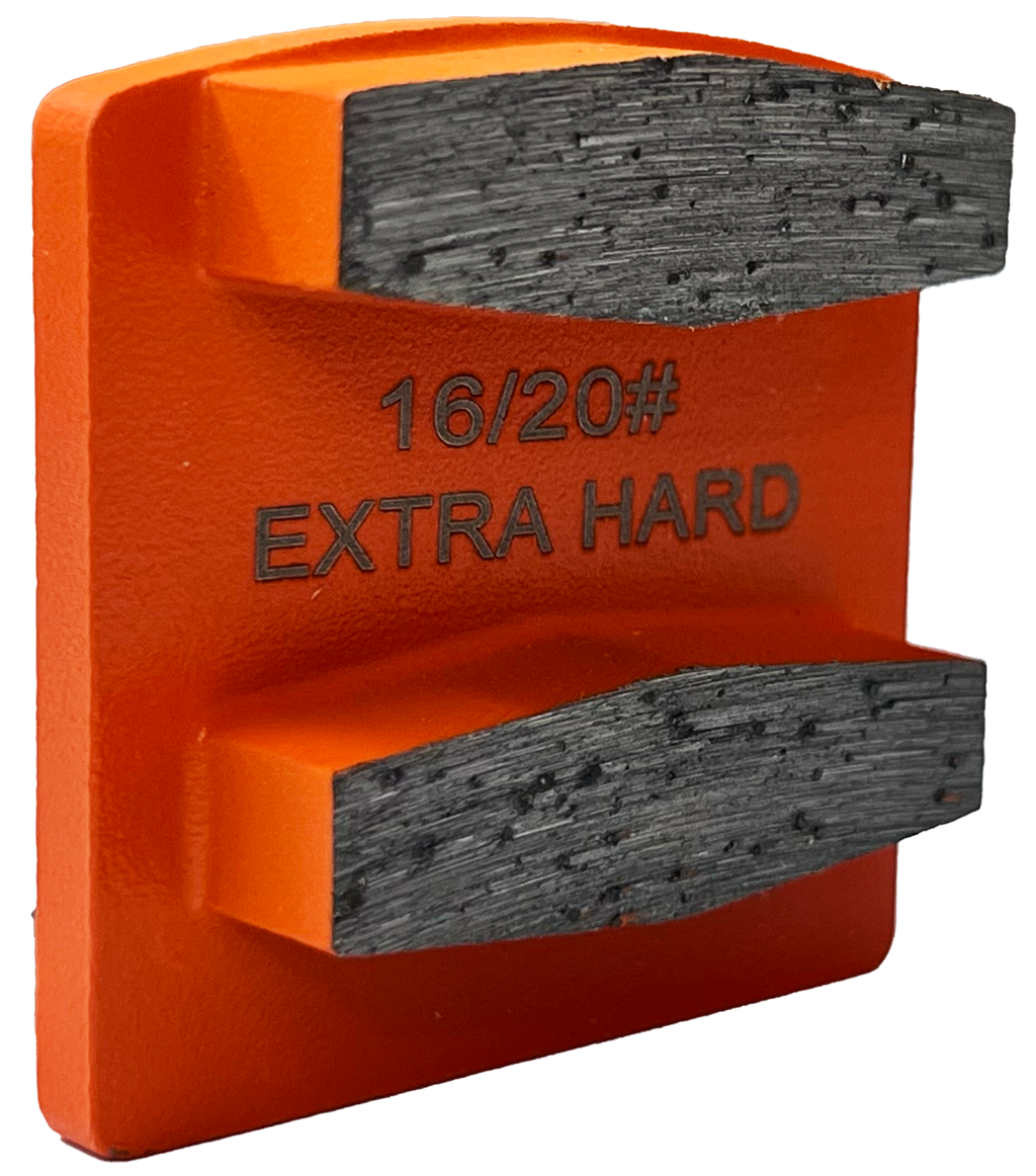 BHUSQ-16XH2: 9 x Extra-Hard 16 grit 2 segments