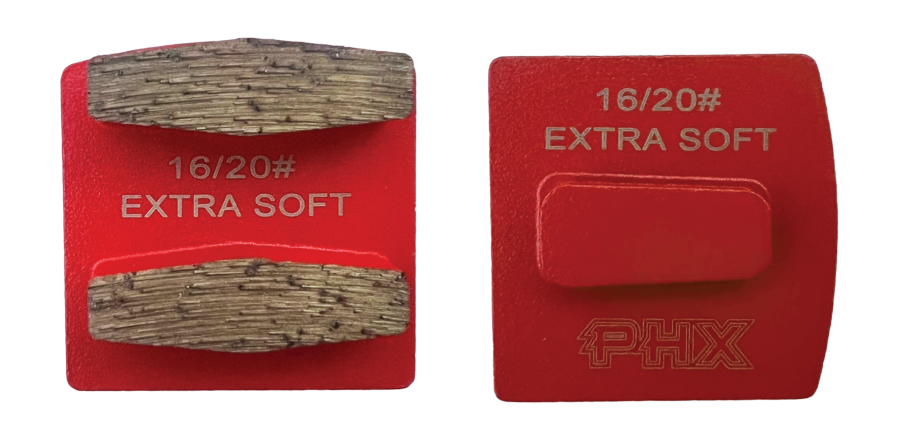 BHUSQ-16XS2: 9 x Extra-Soft, 16 grit 2 segments