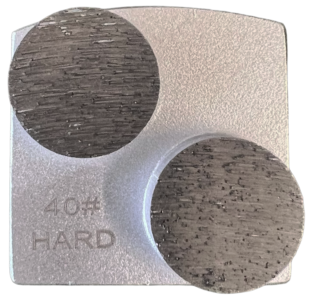 BHUSQ-40H2: 9 x Hard, 40 grit 2 segments