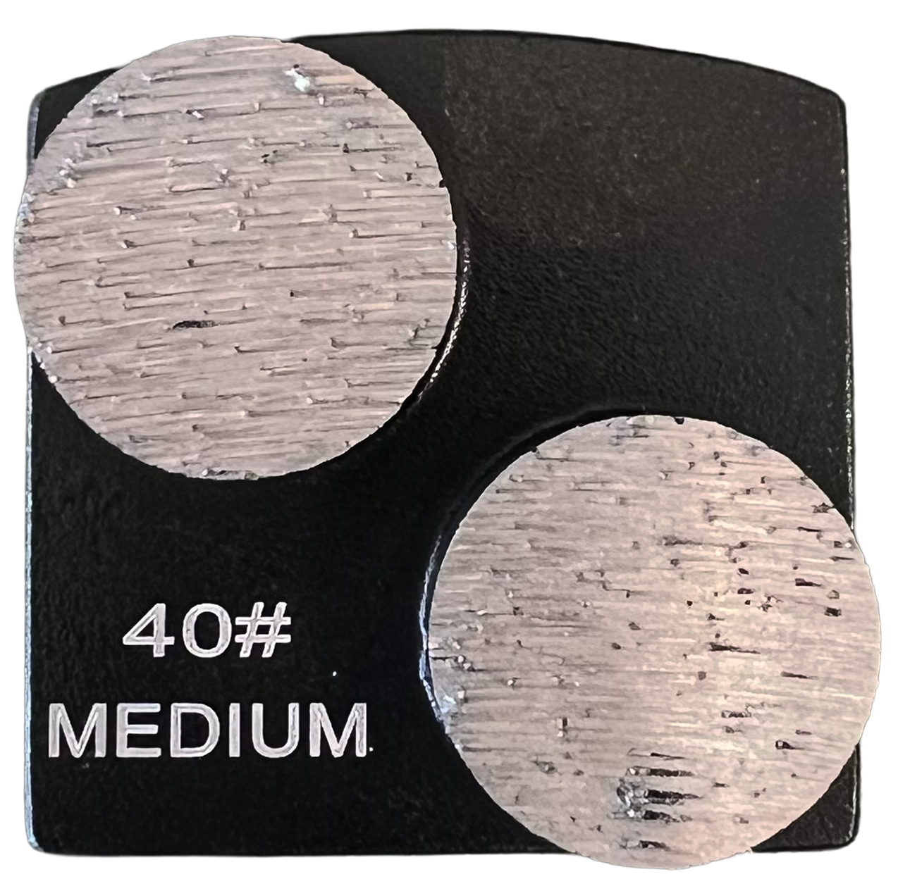 BHUSQ-40M2: 9 x Medium style husqvarna 40 grit 2 segments