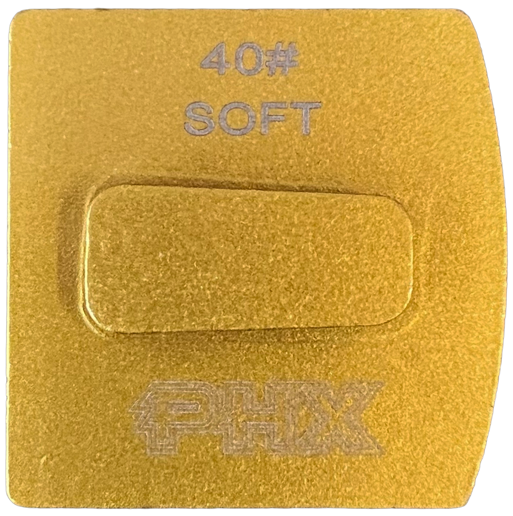 BHUSQ-40S2: 9 x Soft, 40 grit 2 segments