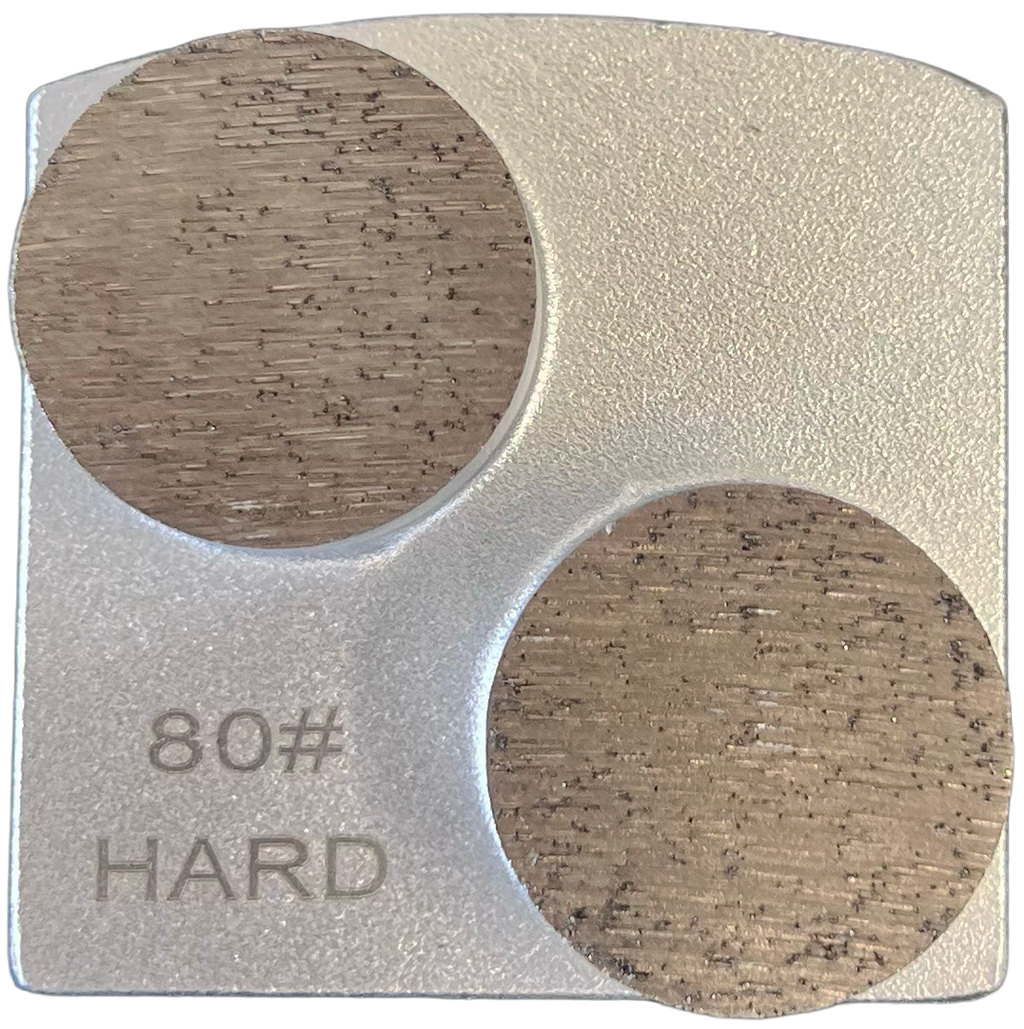 BHUSQ-80H2: 9 x Hard, 80 grit 2 segments