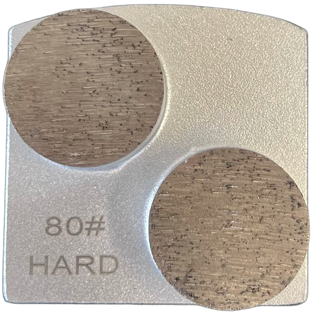 BHUSQ-80H2: 9 x Hard, 80 grit 2 segments