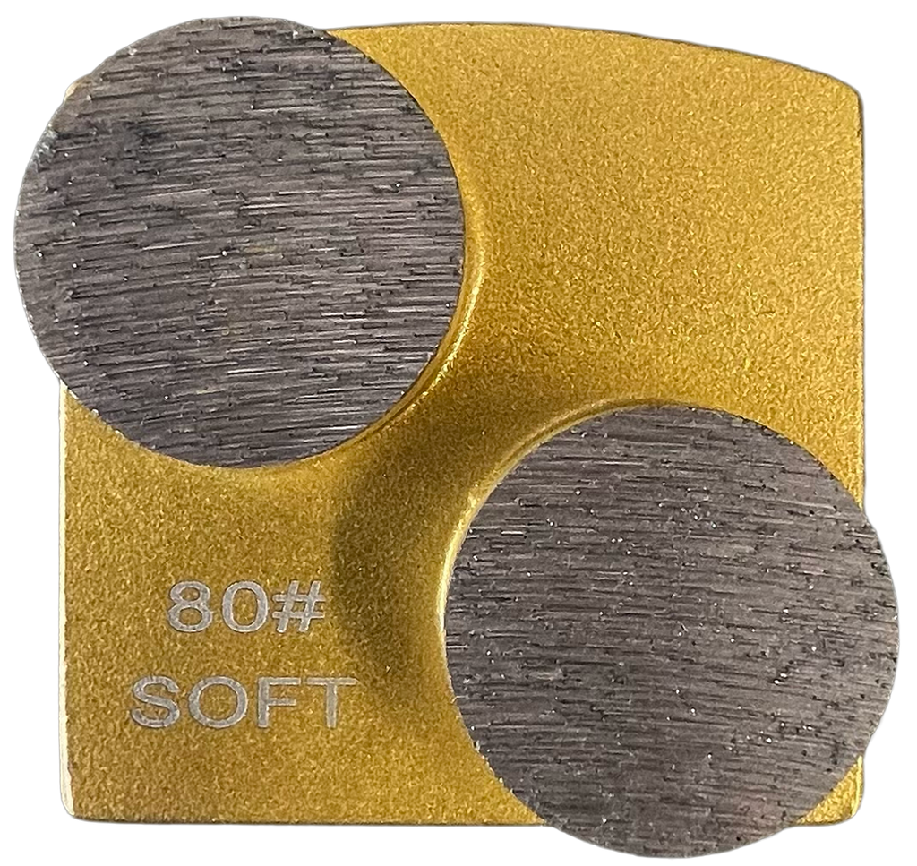 BHUSQ-80S2: 9 x Soft, 80 grit 2 segments