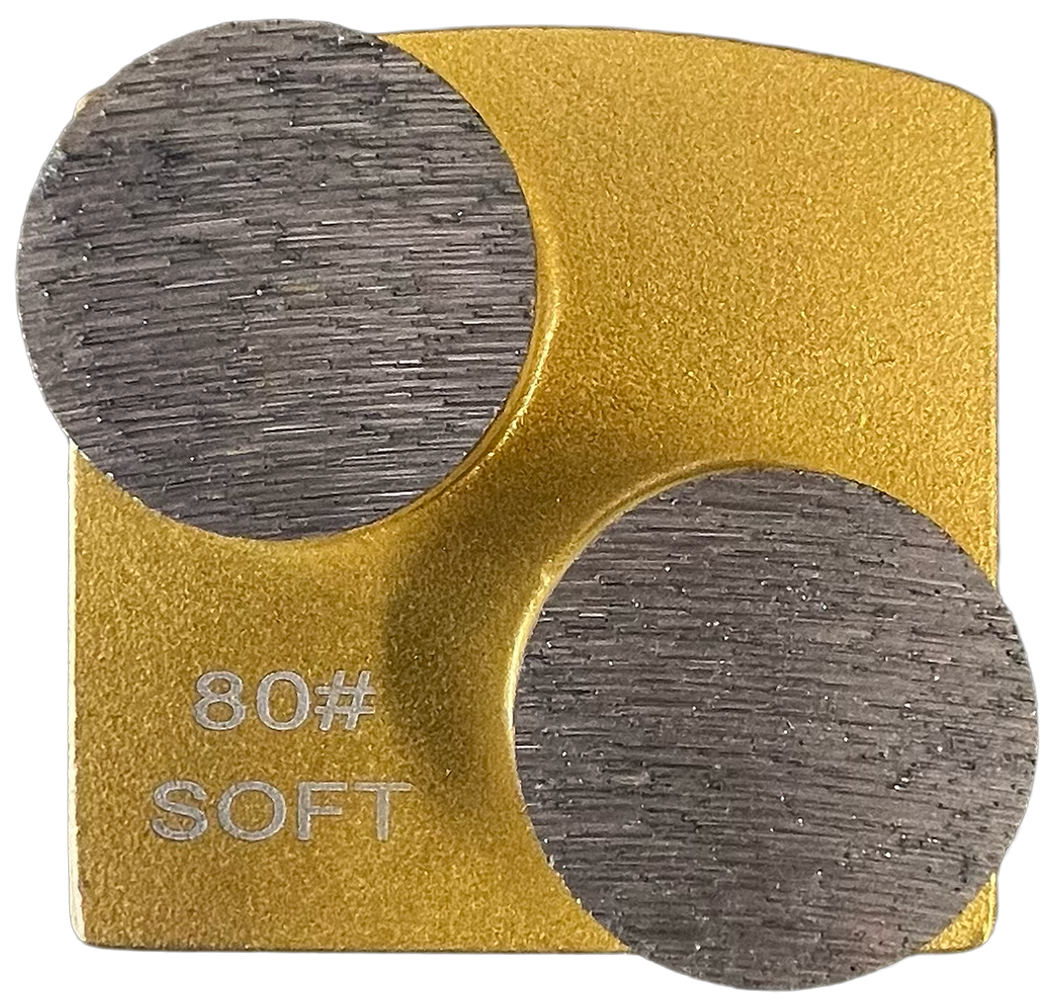 BHUSQ-80S2: 9 x Soft, 80 grit 2 segments