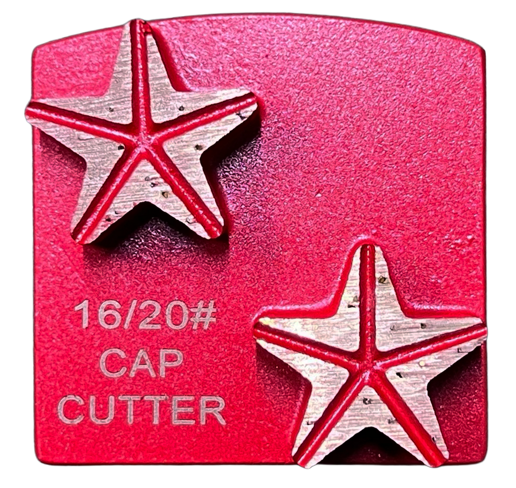 BHUSQ-STAR2: 9 X  16 grit Cap Cutter 2 segment