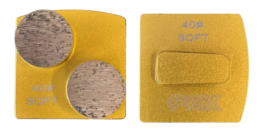 BHUSQ-40S2: 9 x Soft, 40 grit 2 segments