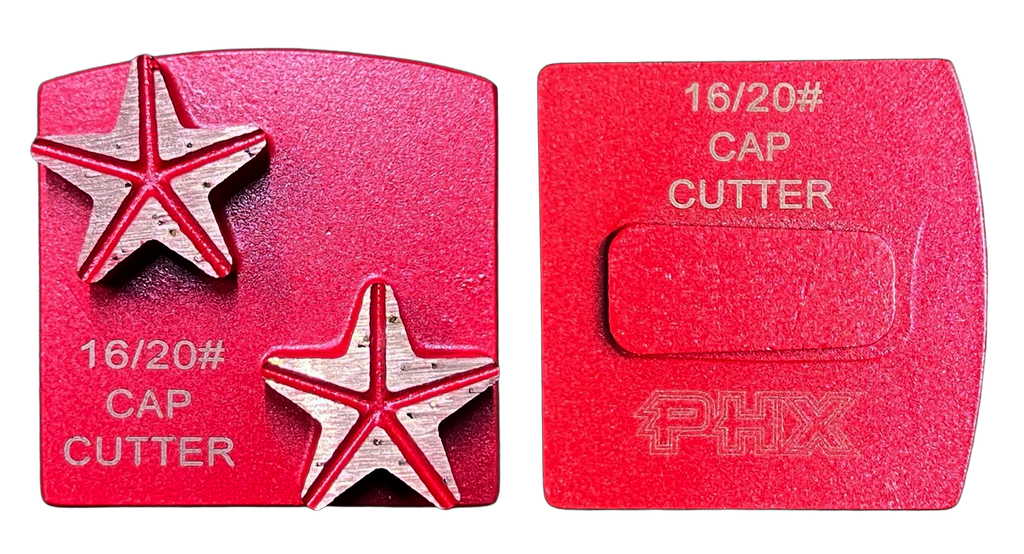 BHUSQ-STAR2: 9 X  16 grit Cap Cutter 2 segment