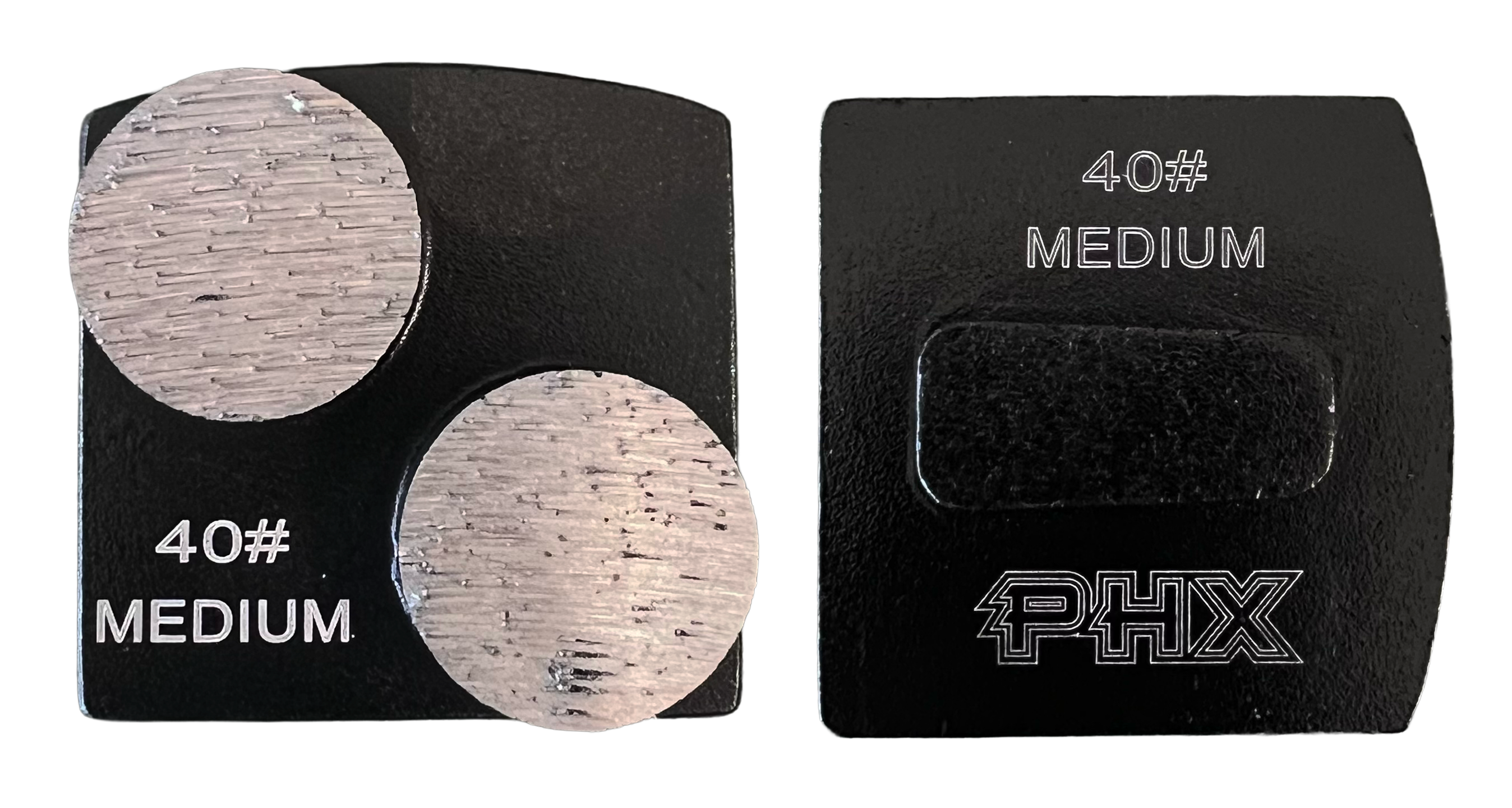 BHUSQ-40M2: 9 x Medium style husqvarna 40 grit 2 segments