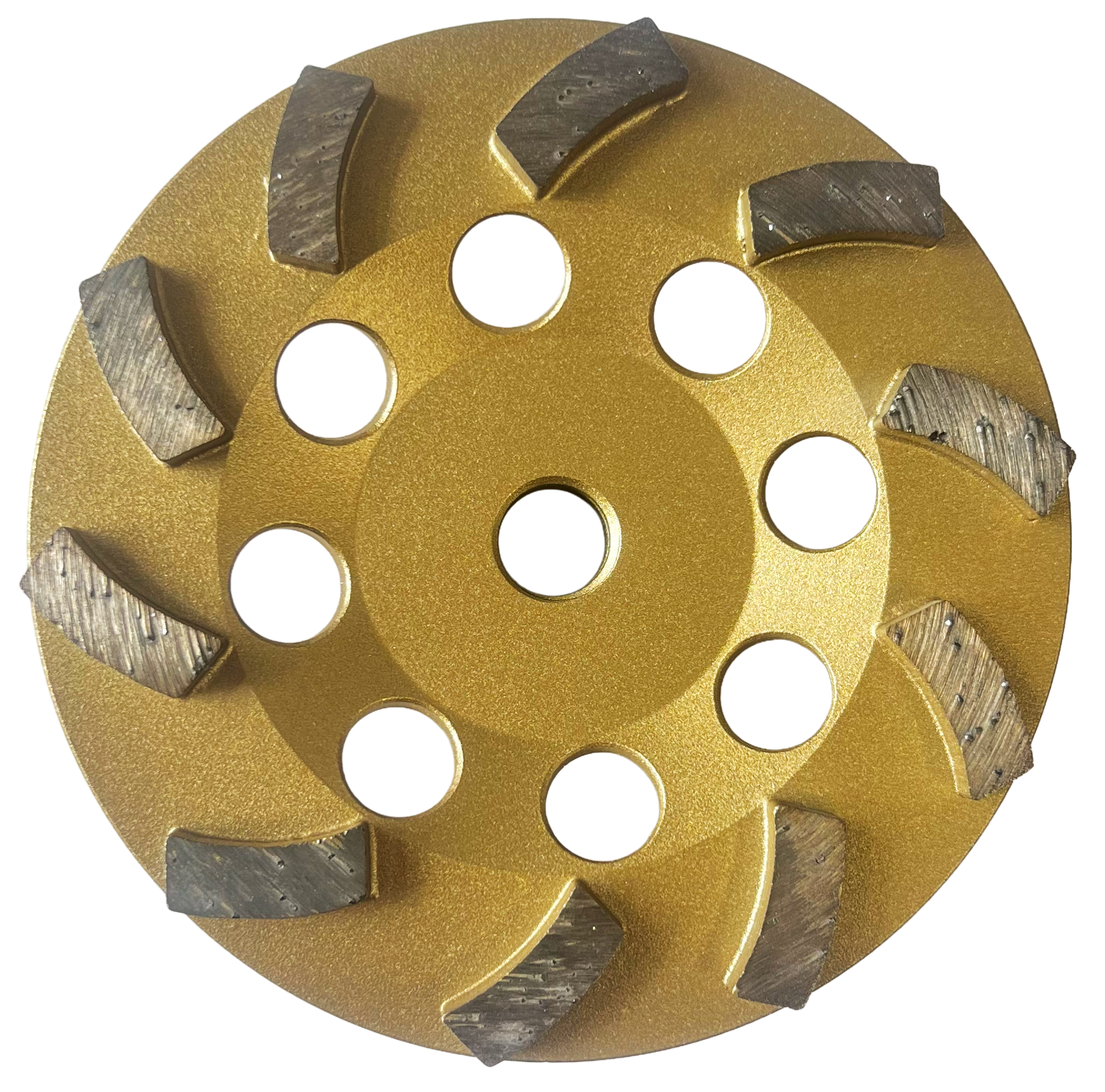 5" Swirl Cup Wheel,20# Super Soft, Threaded