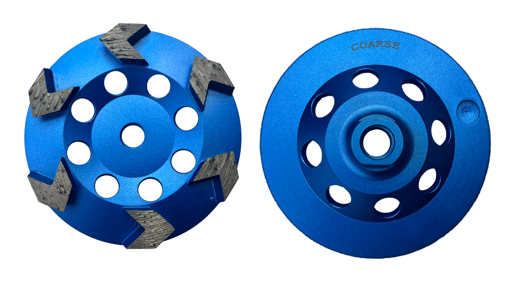 CW503: 5" Arrow Cup Wheel,20#, Threaded