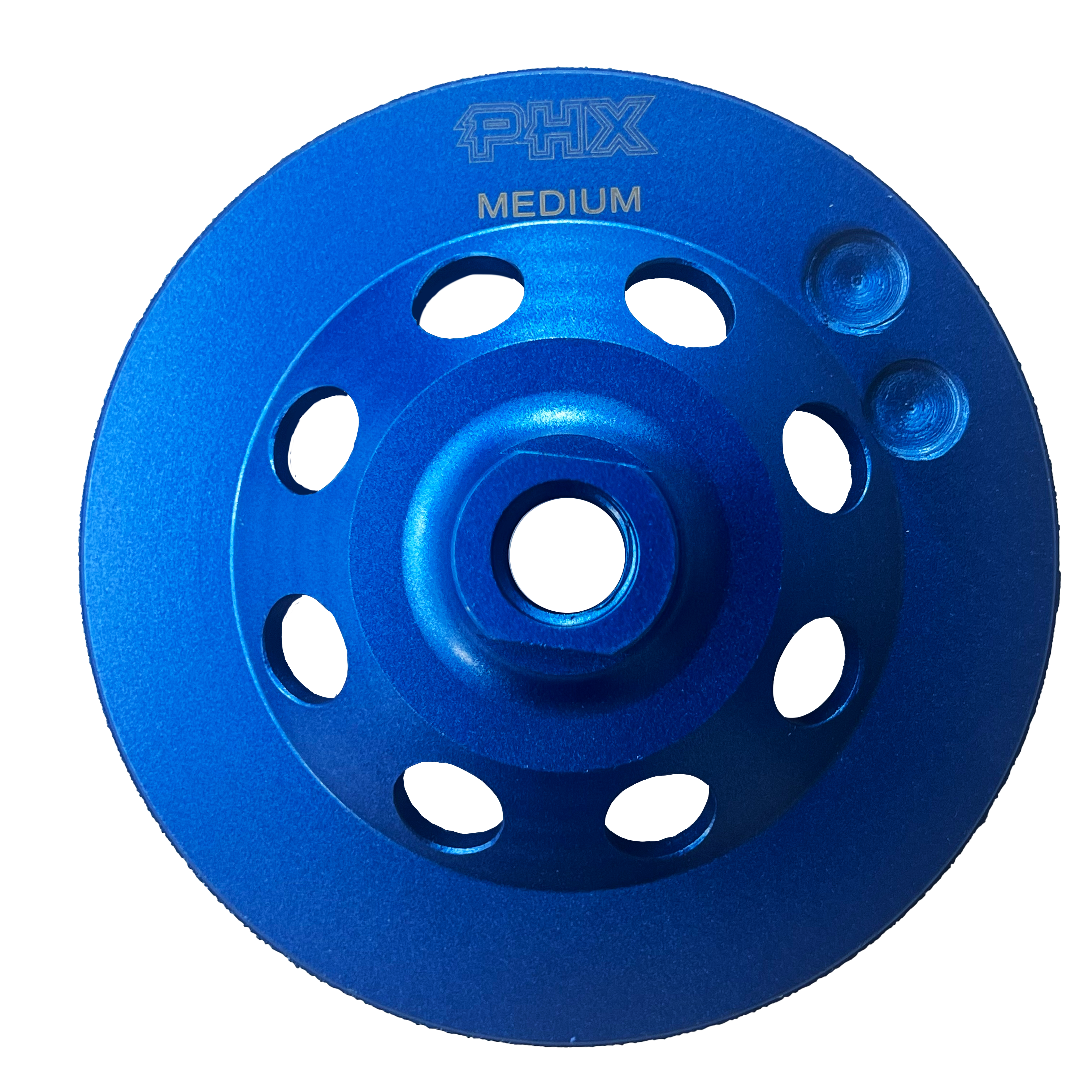 CW505: 5" Turbo Cup Wheel,40/50#, Medium, Threaded