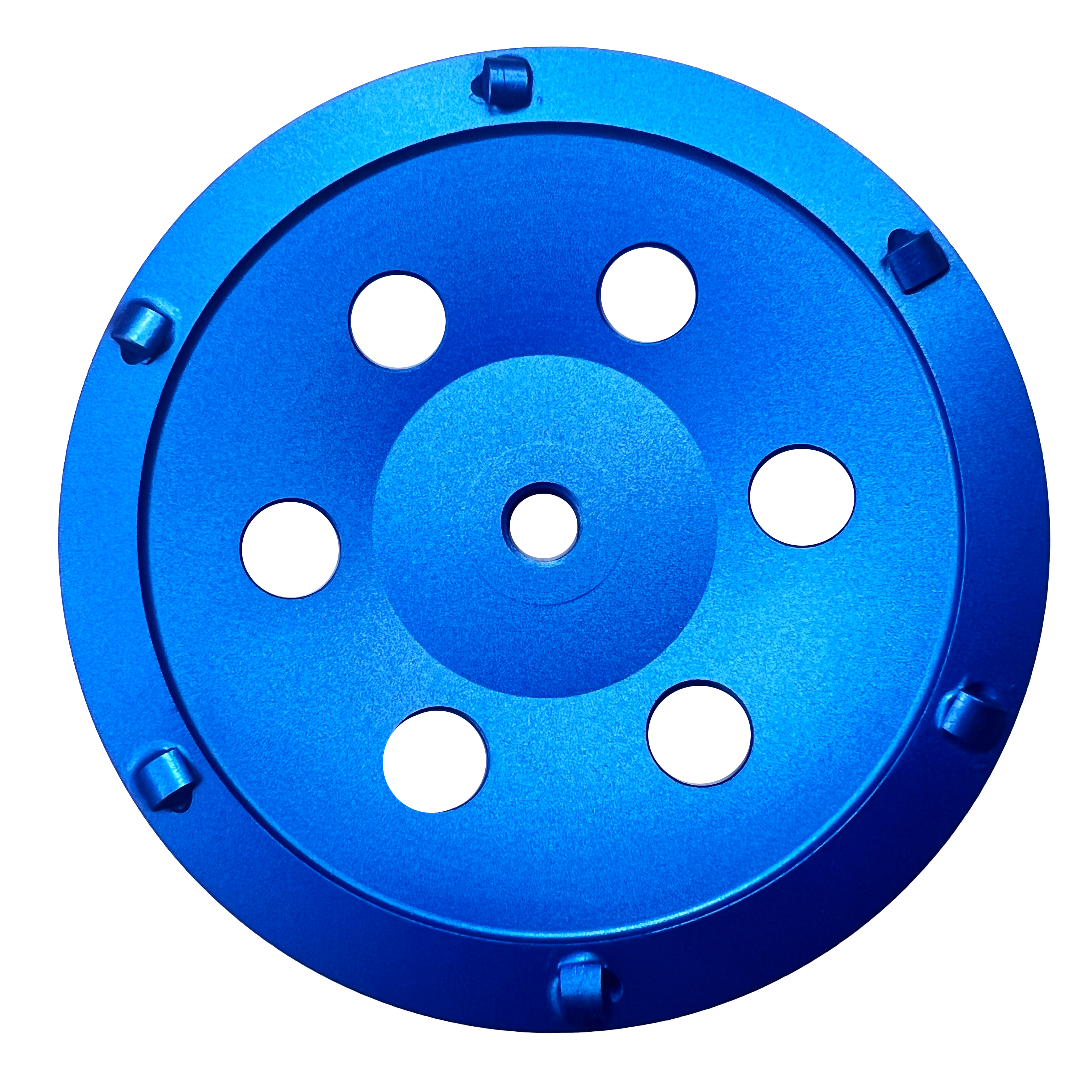 CW702: 7" PCD Cup Wheel,6 x Quarter PCD segments, Threaded