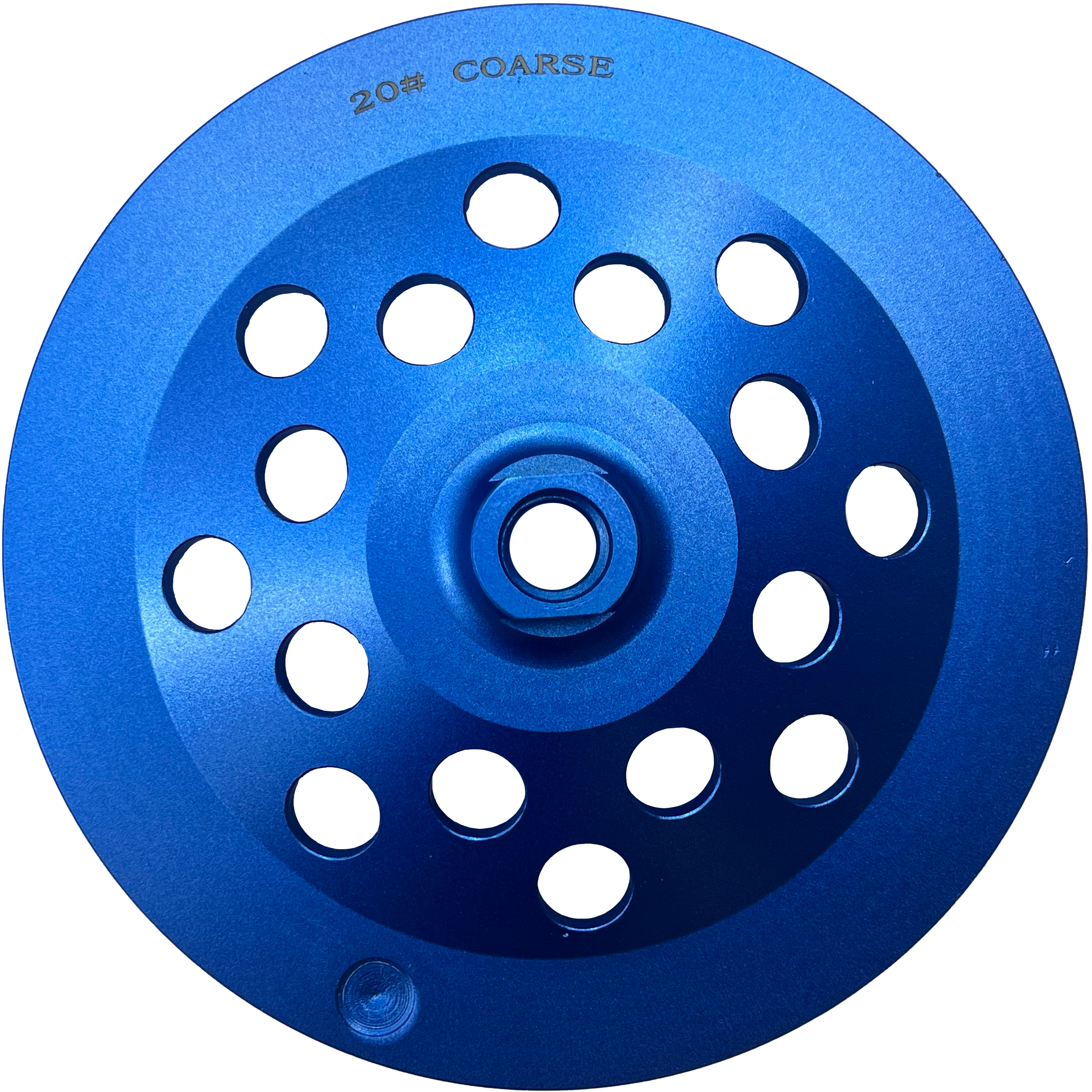 CW706: 7" Arrow Cup Wheel, 20#, Threaded