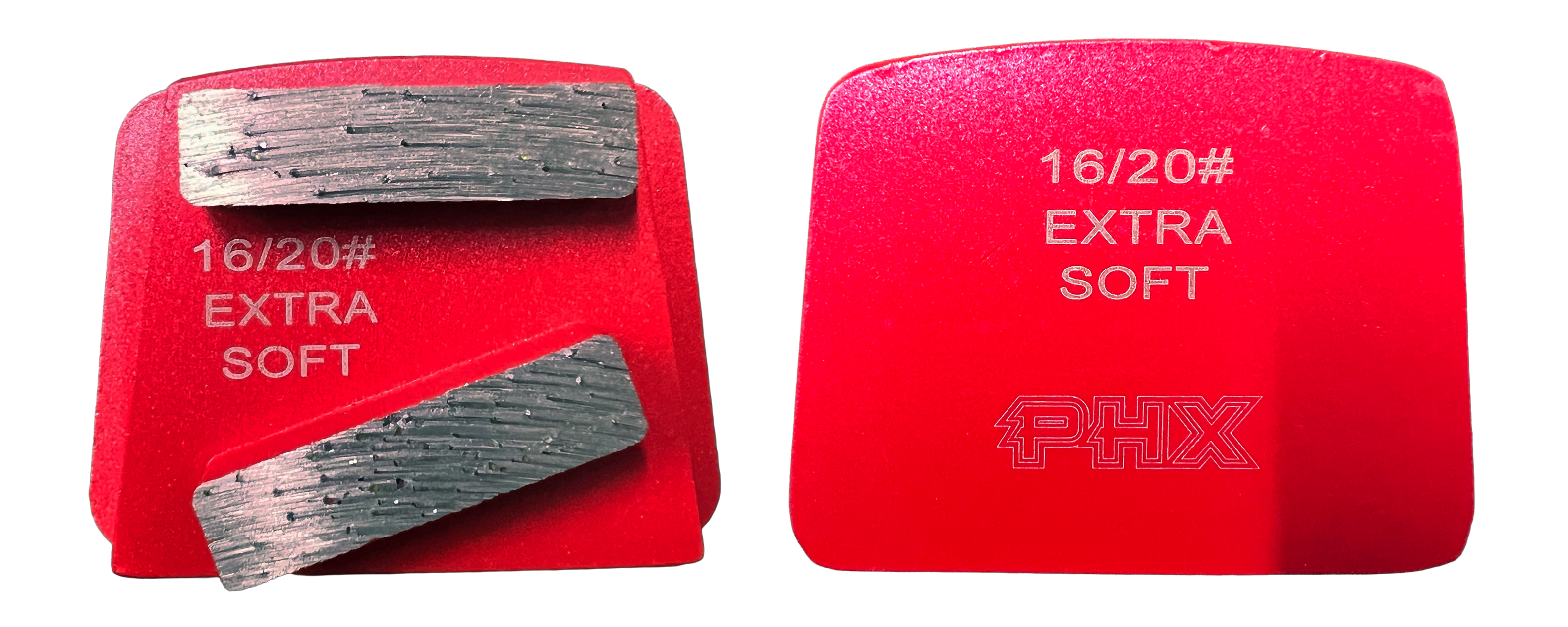 B12-16XS2RT	: 4 x Extra Soft 16 Grit 2 Seg. Premium