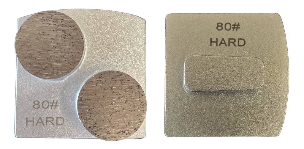 BHUSQ-80H2: 9 x Hard, 80 grit 2 segments